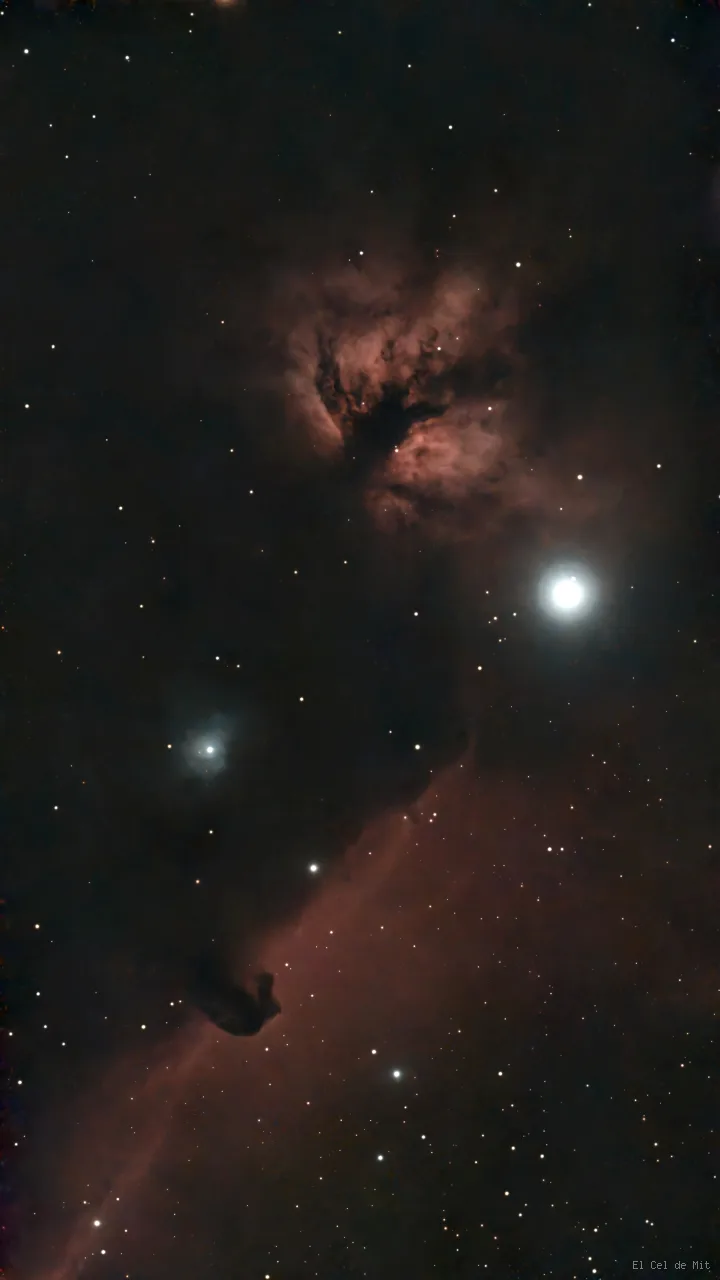 IC 434 - La Nebulosa de la Llama y la Nebulosa Cabeza de Caballo