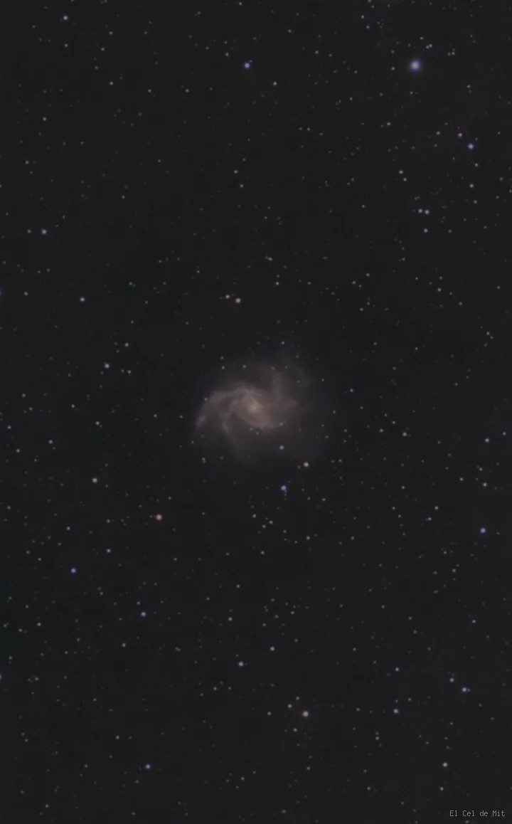 Imagen de NGC 6946 Galaxia de los Fuegos Artificiales
