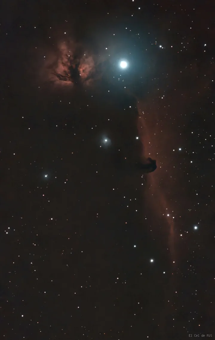 IC 434 - La Nebulosa de la Llama y la Nebulosa Cabeza de Caballo