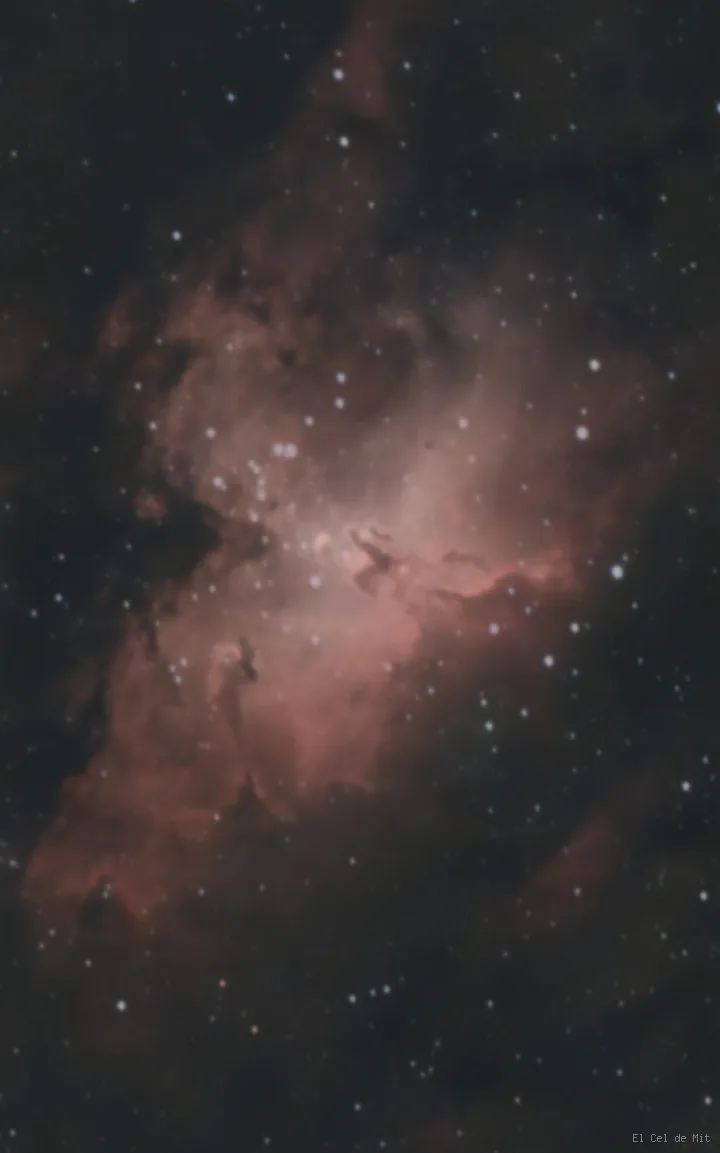 Fotografía de M16  La Nebulosa del Águila
