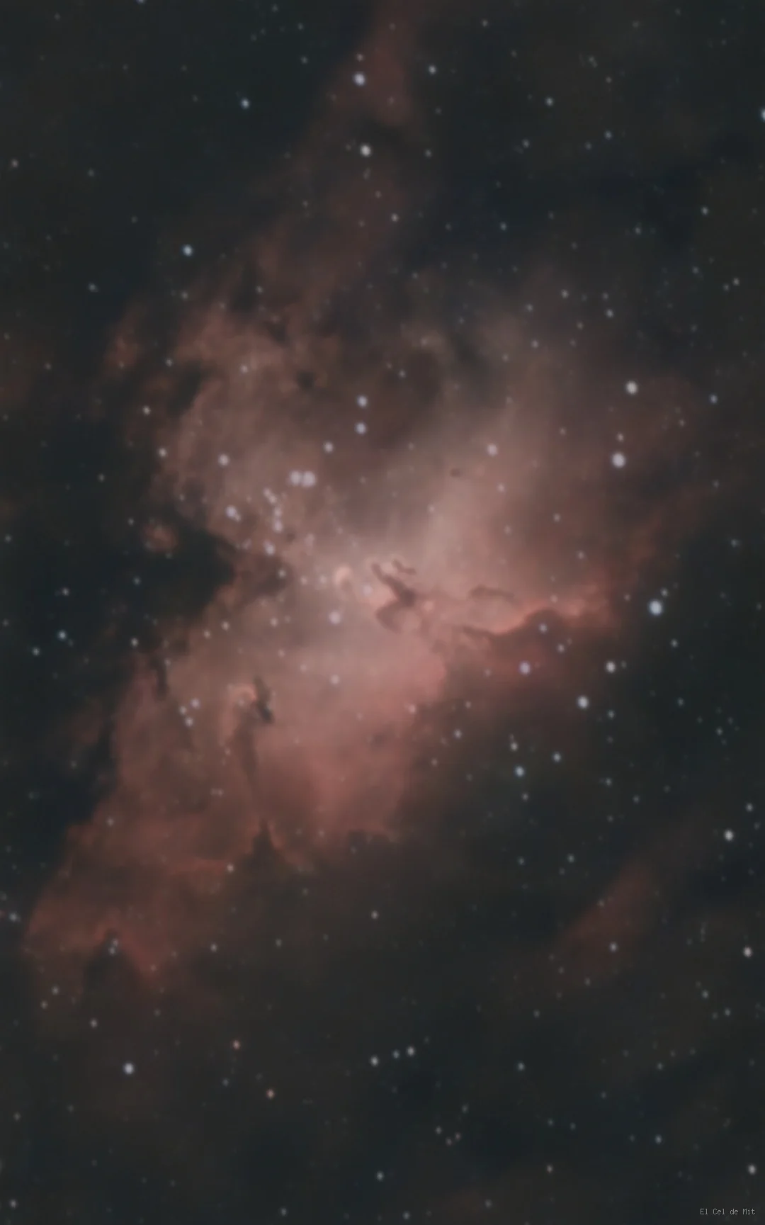 Fotografía de M16  La Nebulosa del Águila