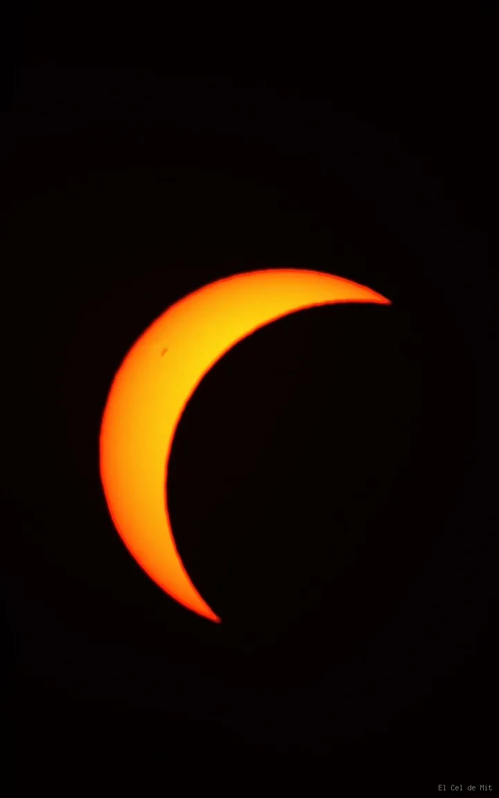 Eclipse total de Sol de 2026 desde Poblet