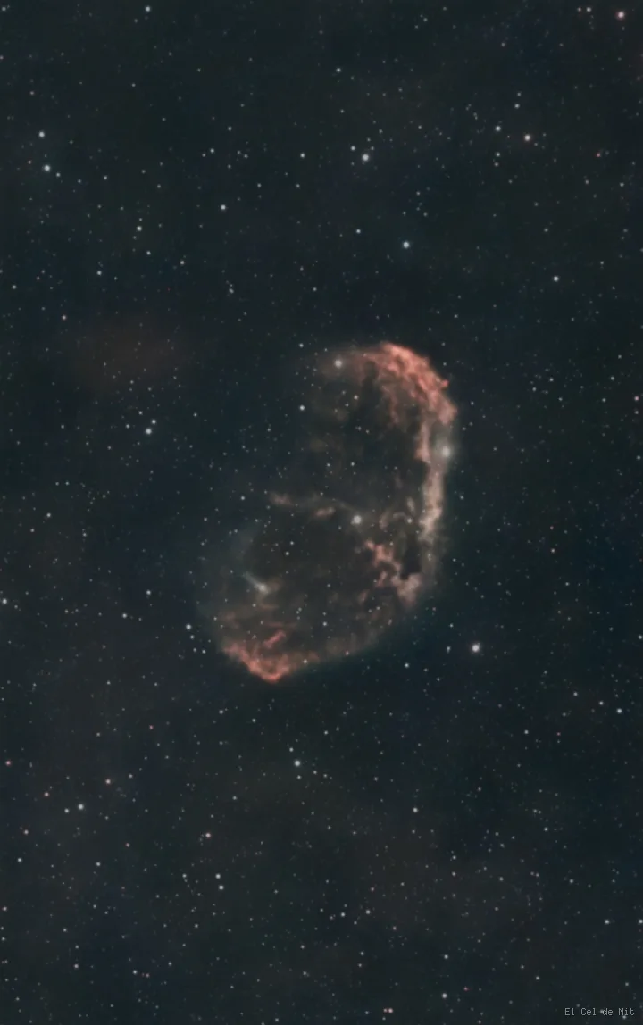 Fotografía de NGC 6888 La Nebulosa Creciente