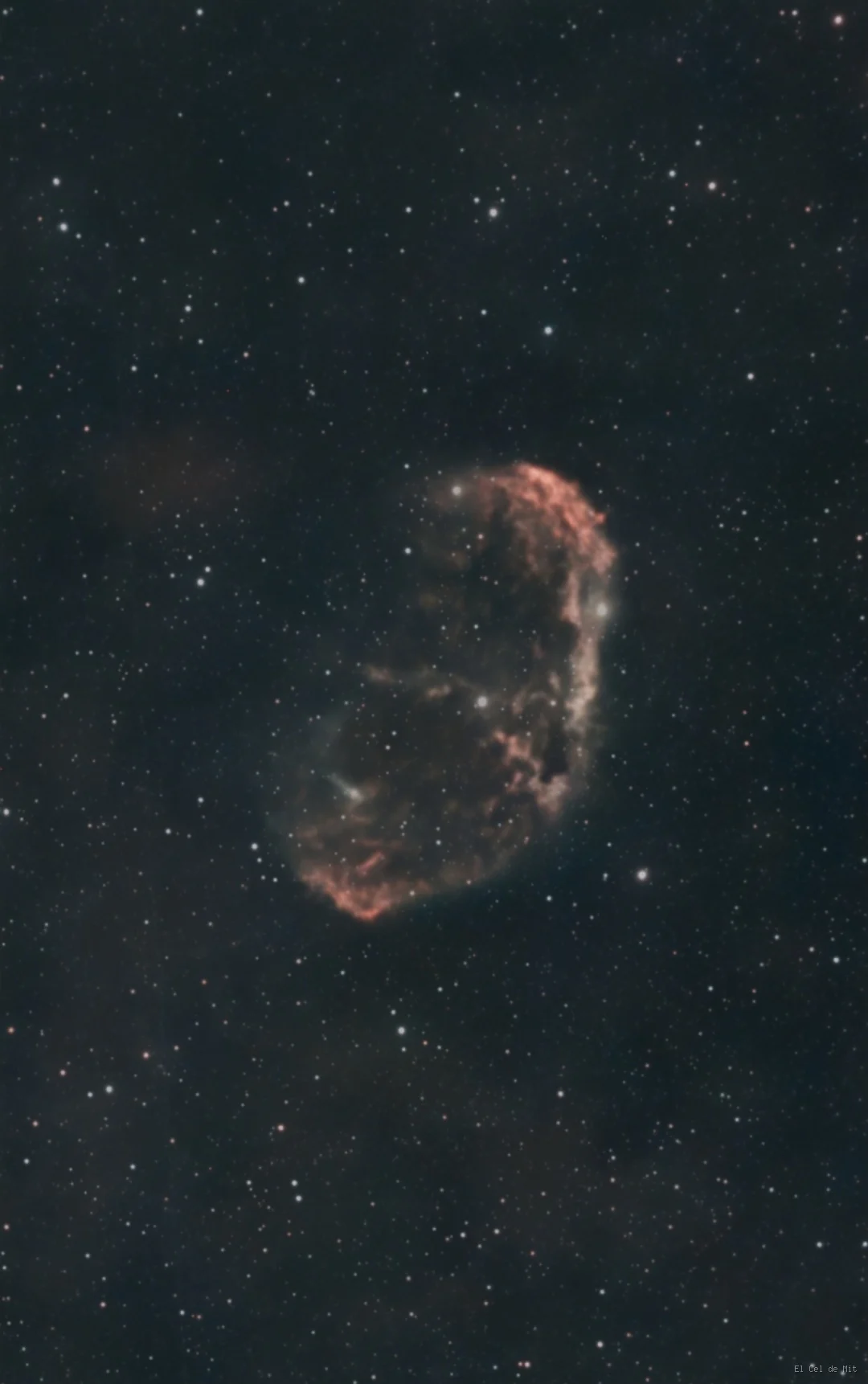 Fotografía de NGC 6888 La Nebulosa Creciente