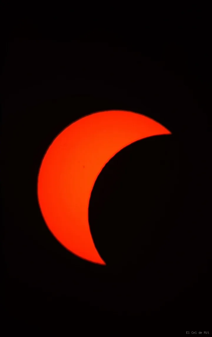 Eclipse total de Sol de 2026 desde Poblet