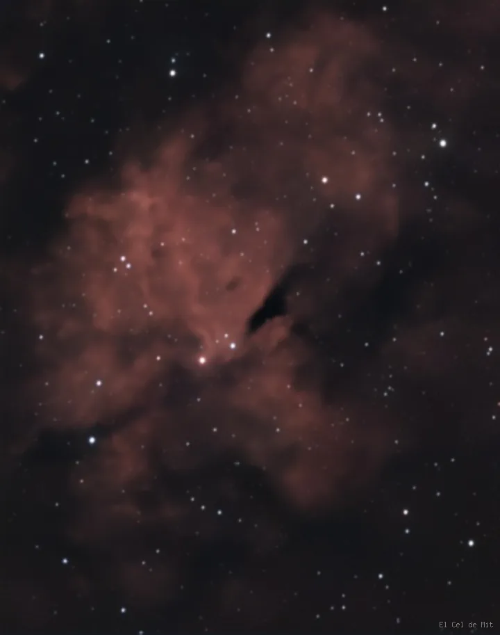 IC 1318B - La nebulosa de la Mariposa entre luces y sombras