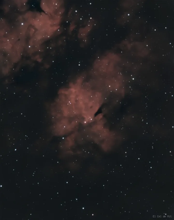 IC 1318B - La nebulosa de la Mariposa entre luces y sombras